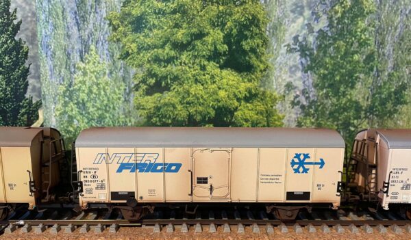 Brawa 48301 Güterwagen mit 3 Interfrigo Wagen, Epoche IV H0 – Bild 3