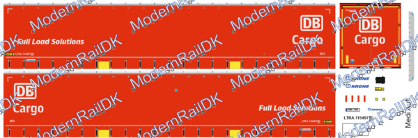 DB CARGO FULL SOLUTION, Krone Auflieger H0 – Bild 2