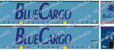 BLUE CARGO, Schmitz Auflieger H0