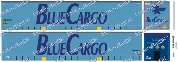 BLUE CARGO, Schmitz Auflieger H0