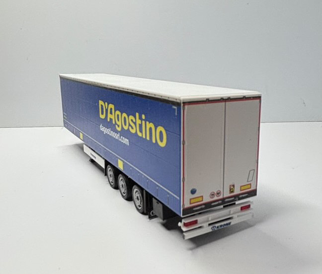 D’Agostino S.r.l. Megatrailer Krone Auflieger H0
