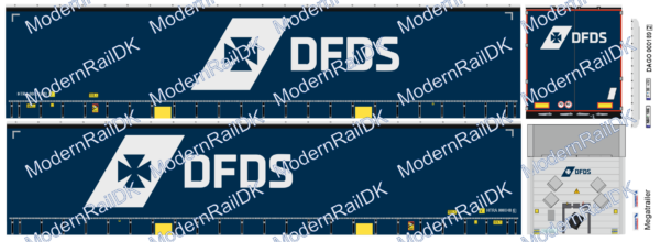 DFDS - Weiss Logo Mega – Bild 3