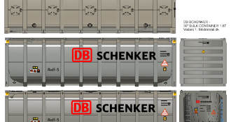 DB SCHENKER 30ft Bulk -  Variant 1 H0