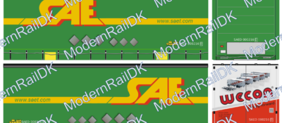 S.A.E. s.r.l., Wechselbrücke 7,82 m WECON H0