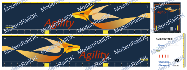 Agility Transportes (Blue) - Krone H0 – Bild 2