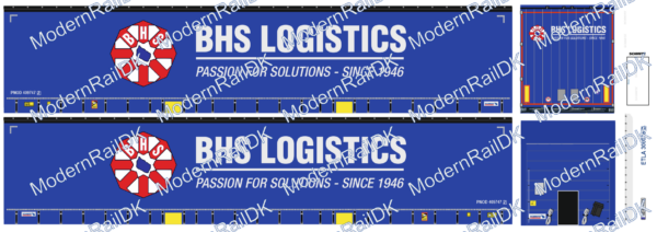 BHS LOGISTICS - Alte Logo, Schmitz H0