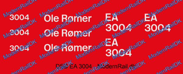 DSB EA 3004 - Ole Rømer epoke IV/V H0