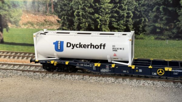 Dyckerhoff blue logo, 30" Silo container H0