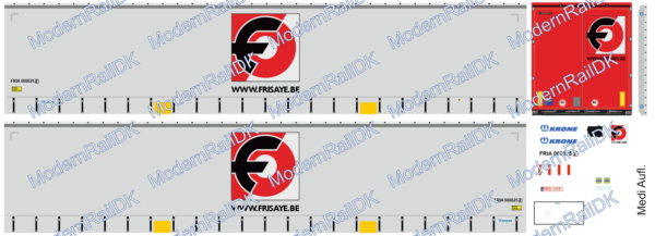 FRISAYE Trasports s.a. Belgium, Krone H0 – Bild 3