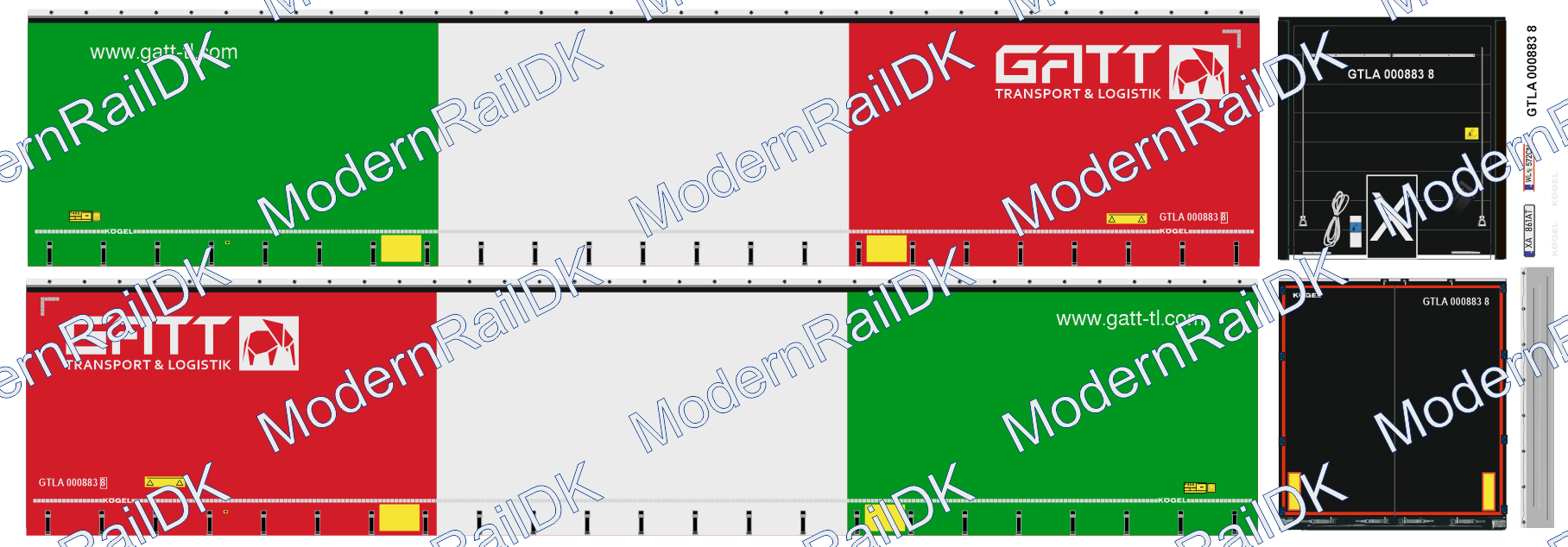 GATT, ITALY medi Auflieger H0 – Bild 2