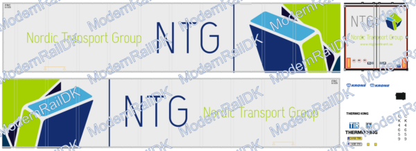 NTG Nordic Transport Group, Kühl Auflieger