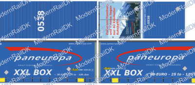 Paneuropa Wechelsbrücke, Mountain logo back XXL Box H0