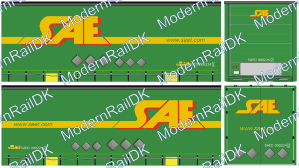 S.A.E. s.r.l., Wechselbrücke 7,82 m H0