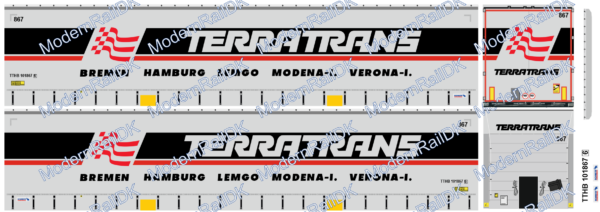 TERRATRANS - Verona Hamburg Modena Bremen, Schmitz Auflieger