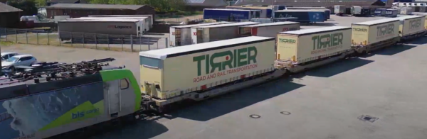 TIRRIER Road & Rail Transportation, Swiss/Italy, BLS - Schmitz Auflieger – Bild 2