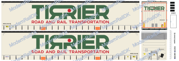 TIRRIER Road & Rail Transportation, Swiss/Italy, BLS - Schmitz Auflieger – Bild 3