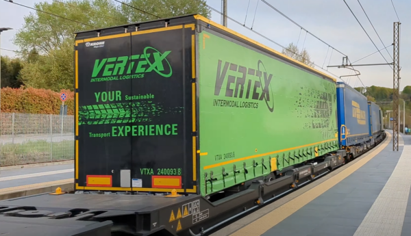 VERTEX Intermodal Logistics, Mega Krone Auflieger – Bild 2