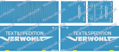 VERWOHLT Textilspedition, XXL Box, Wechselbrücke 7,82 m H0