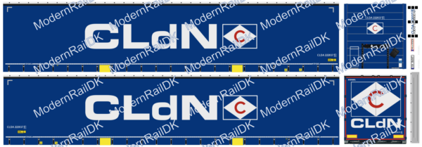CLdN new Logo, Schmitz Auflieger H0 – Bild 2