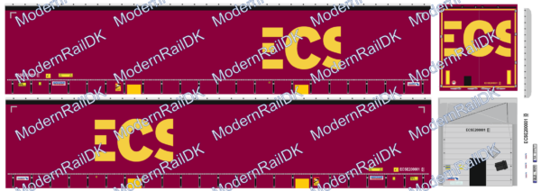ECS, Schmitz Auflieger H0 Decalssatz – Bild 2