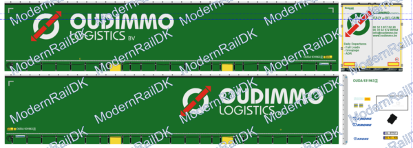 Oudimmo Logistics BV, Krone Auflieger H0 – Bild 3