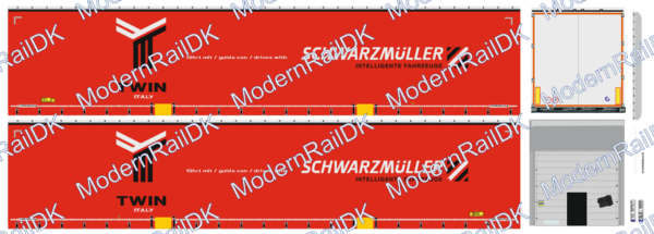 SCHWARMÜLLER, Twin Italy, Medi Auflieger H0 – Bild 5