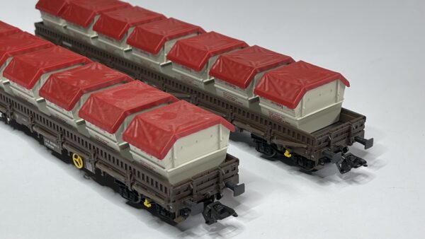 Märklin 47029 - AWILOG, AAE Niederbordwagen-Set H0 – Bild 5