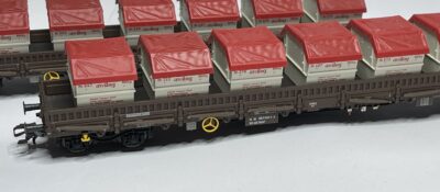 Märklin 47029 - AWILOG, AAE Niederbordwagen-Set H0