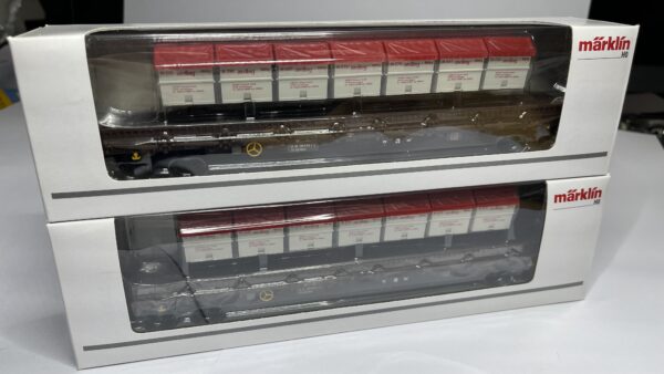 Märklin 47029 - AWILOG, AAE Niederbordwagen-Set H0 – Bild 3