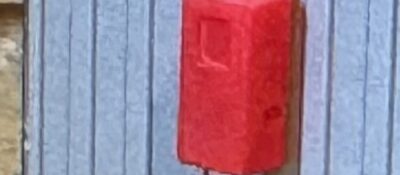 Feuerlöscher für Auflieger / Trailer fire- Fertigmodell H0