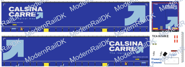 Calsina Carre - The logical way, Krone Auflieger H0 – Bild 5
