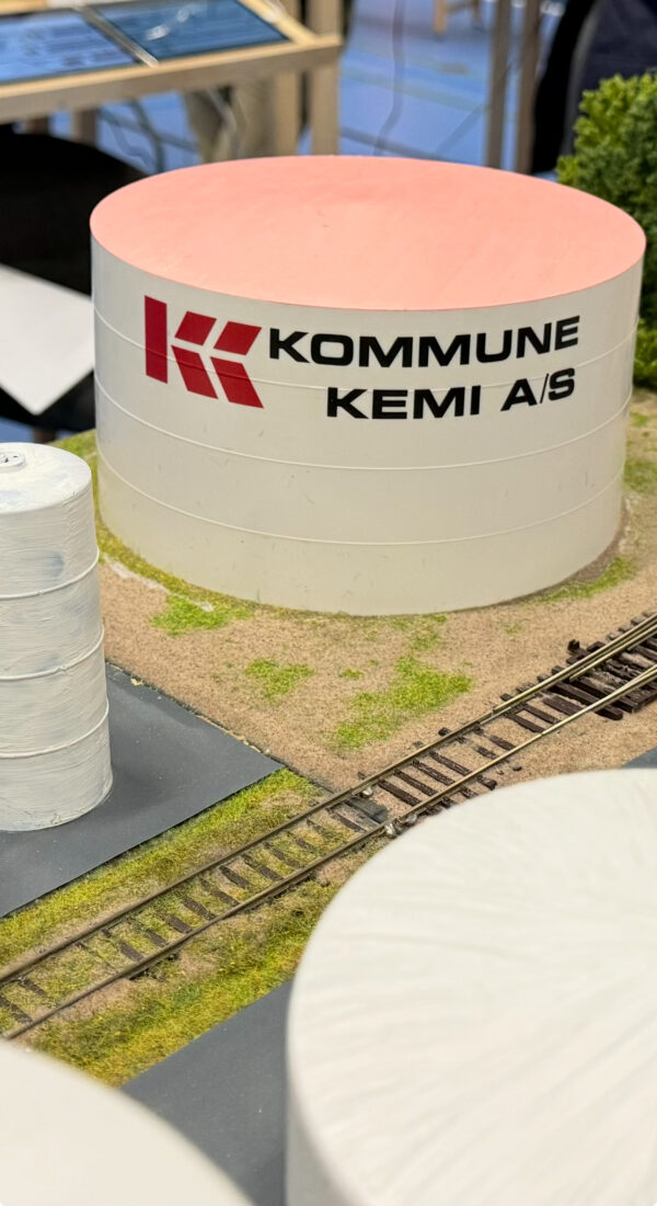 Kommune Kemi A/S (Danmark) H0 Anwendung auf großen Silotanks