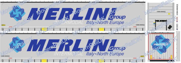 MERLINI GROUP Italy North Europe, Kögel Auflieger H0 – Bild 2