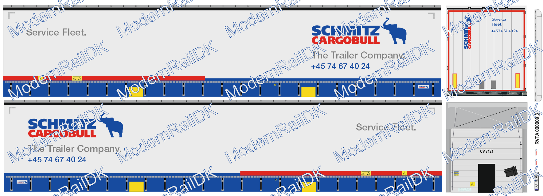 Schmitz Cargobull Service Fleet, Schmitz Auflieger H0 – Bild 2