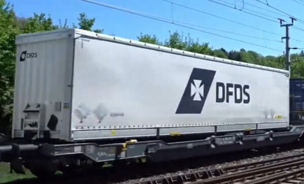 EKOL, Mega Trailer Krone DFDS Design H0