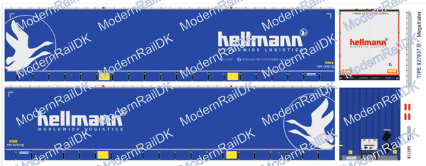 Hellmann Logistics - MEGA Auflieger H0 – Bild 2