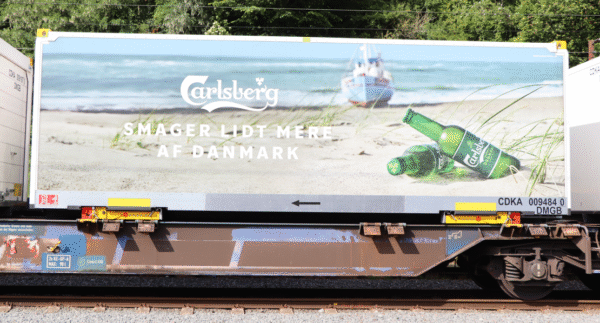 Carlsberg - Smager lidt mere af Danmark - Decalsæt H0 (øltoget)
