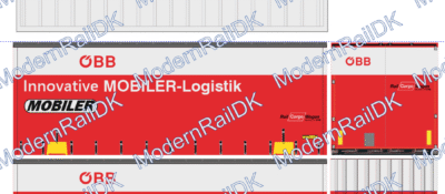 ÖBB / RCA Innovative Mobiler-Logistik, Box, Wechselbrücke H0