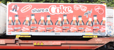 Share a Coke - Cola - Decalsæt H0 (øltoget)