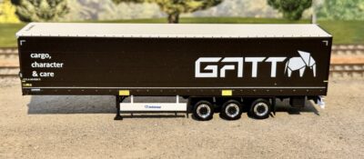 GATT, NEU medi Krone Auflieger H0