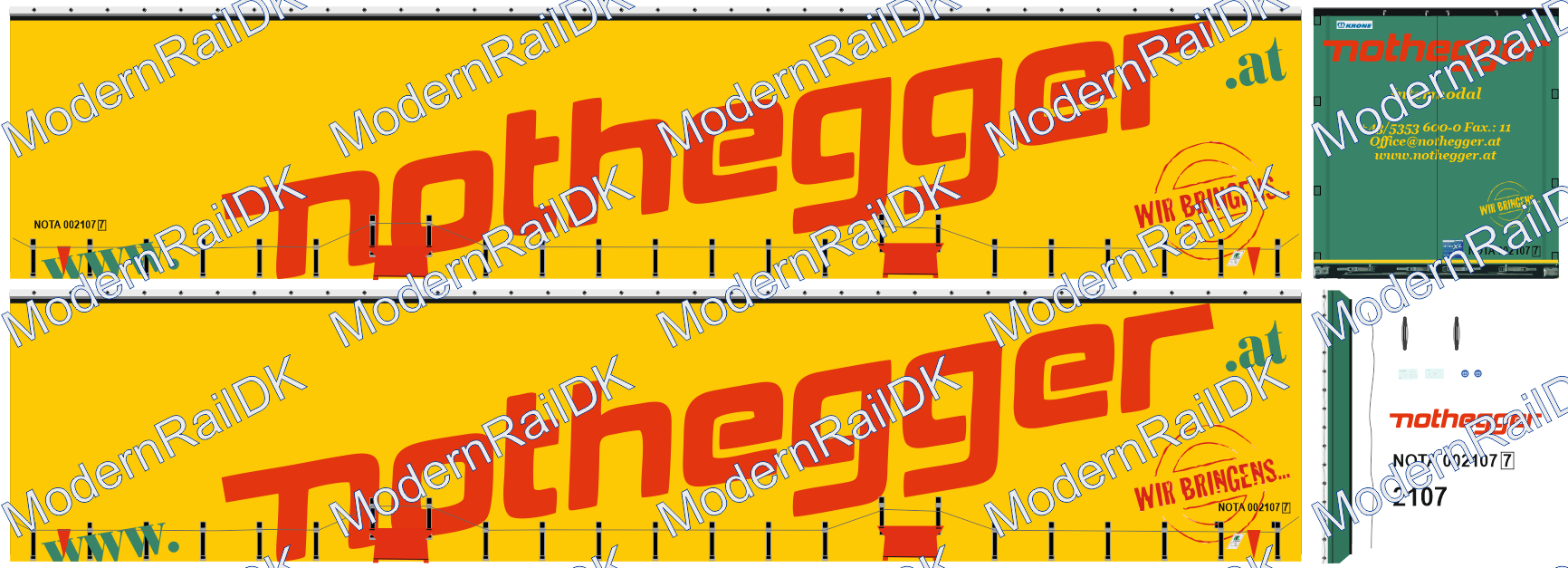 nothegger - Wechselbrücke 45" H0 – Bild 2