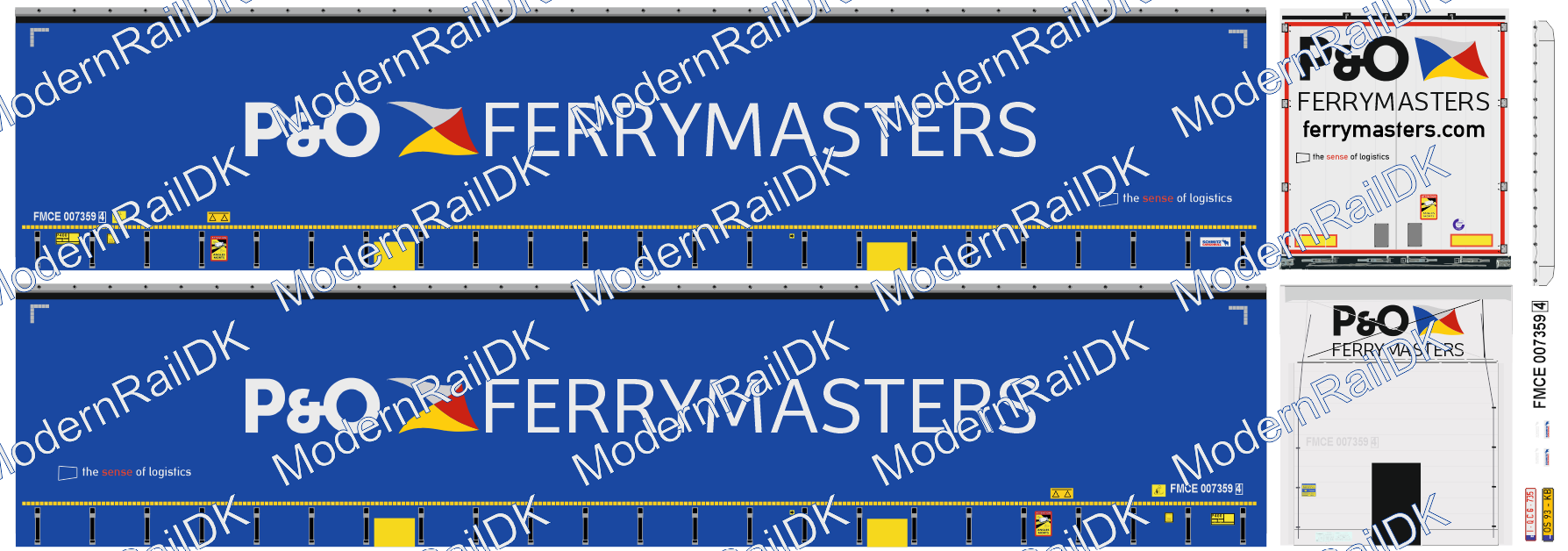 P&O Ferrymasters, Schmitz Auflieger H0 – Bild 2