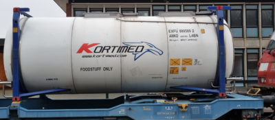 Decalsatz - Kortimed, Tank Container 26 ft. H0