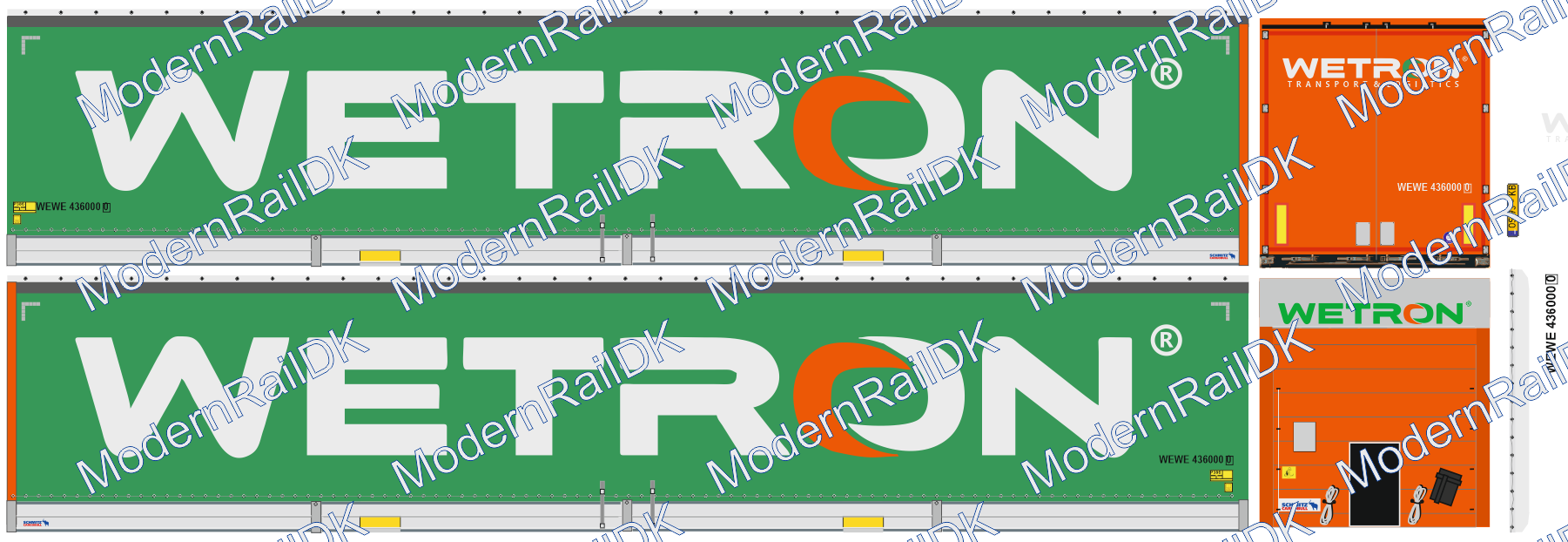 WETRON Transport & Logistics, Schmitz Auflieger H0 – Bild 3