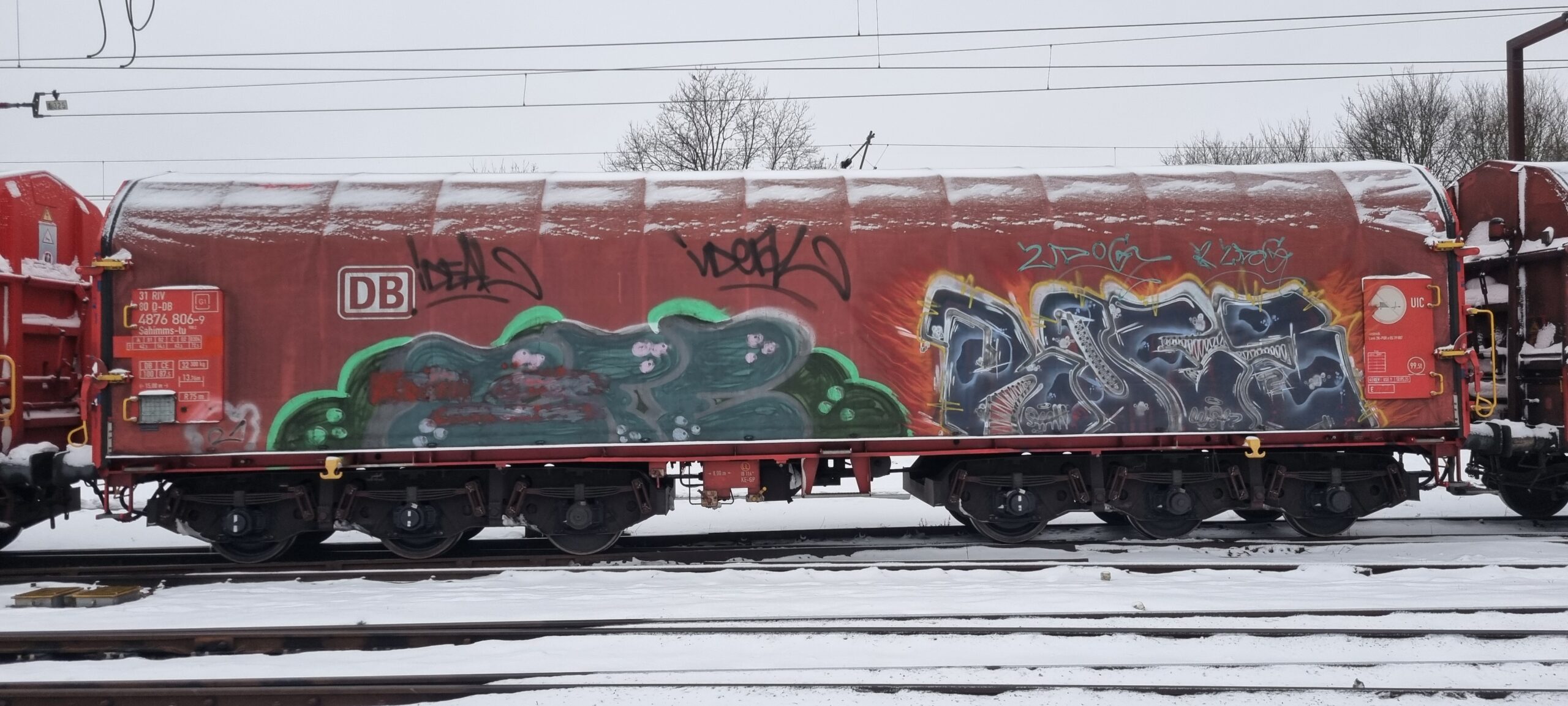 Decalsatz - Grafitti für Shimmns Wagen Variant 3 in H0 – Bild 3