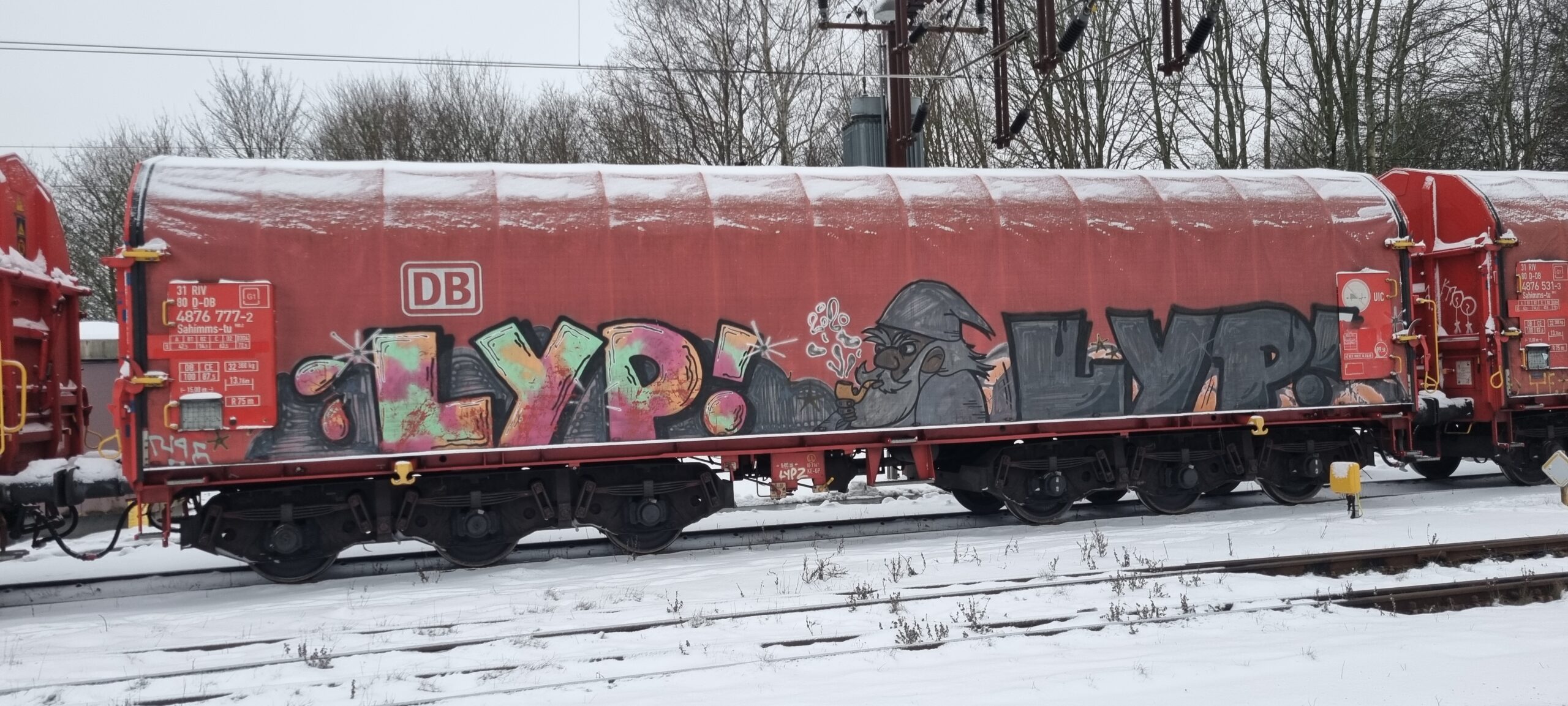 Decalsatz - Grafitti für Shimmns Wagen Variant 3 in H0 – Bild 4