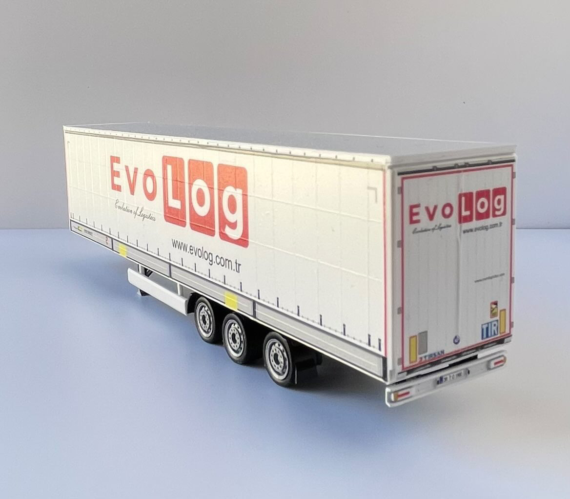 EvoLog Logistics - MEGATRAILER Tirsan (EKOL) H0 – Bild 5