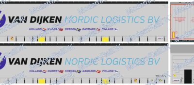 VAN DIJKEN - NORDIC LOGISTICS BV. - Schmitz Auflieger H0