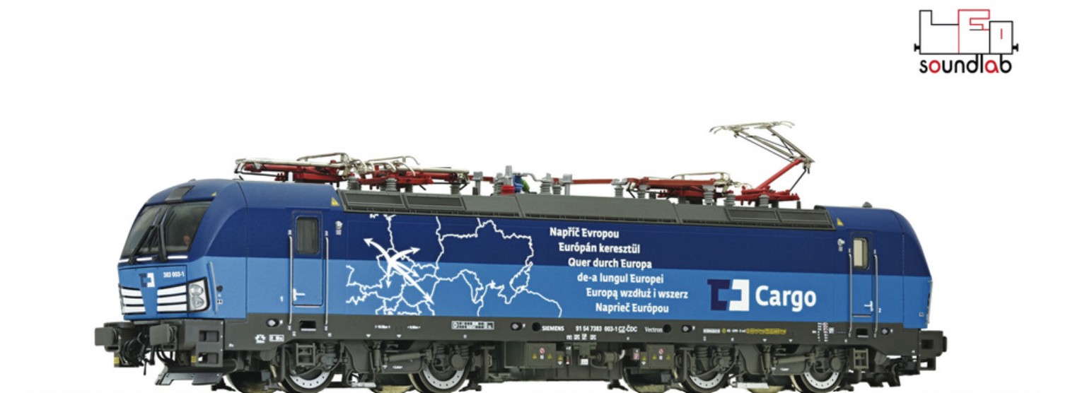Roco 73932 Elektrolokomotive BR 383, CD Cargo, H0 DCC Sound