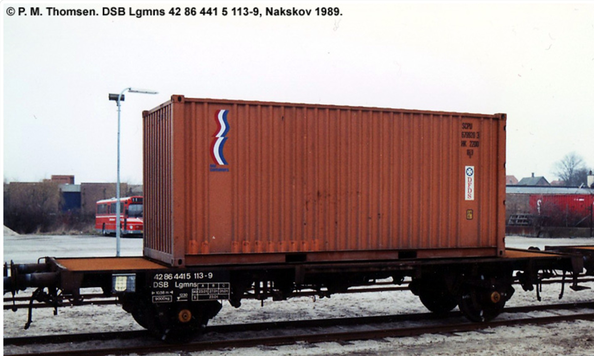 Container SCFU Decalsatz DFDS Epoche IV - H0